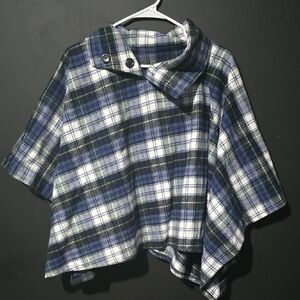 Plaid Women's Cape